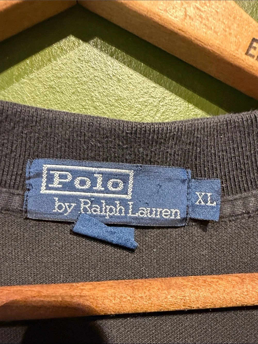Vintage Polo by Ralph Lauren Black Multi-Stripe Rugby Polo Shirt
